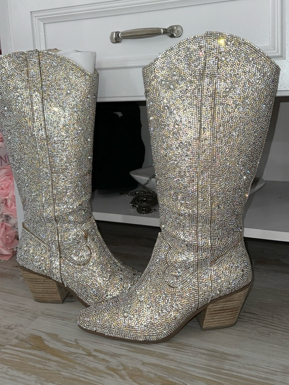 Matisse Nashville Crystal Embellished Western Boot - Picture 2 of 2
